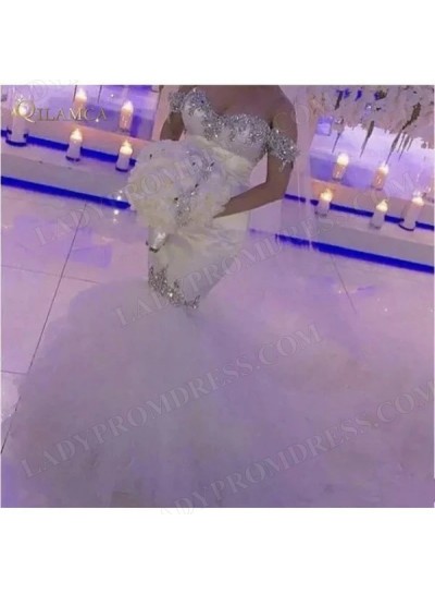 2025 New Arrival Mermaid Sweetheart Off The Shoulder Wedding Dresses