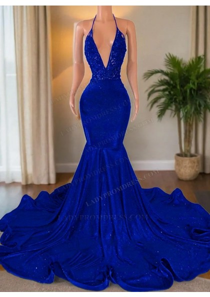 Black V-neck Mermaid Prom Dresses 2025 - Image 14